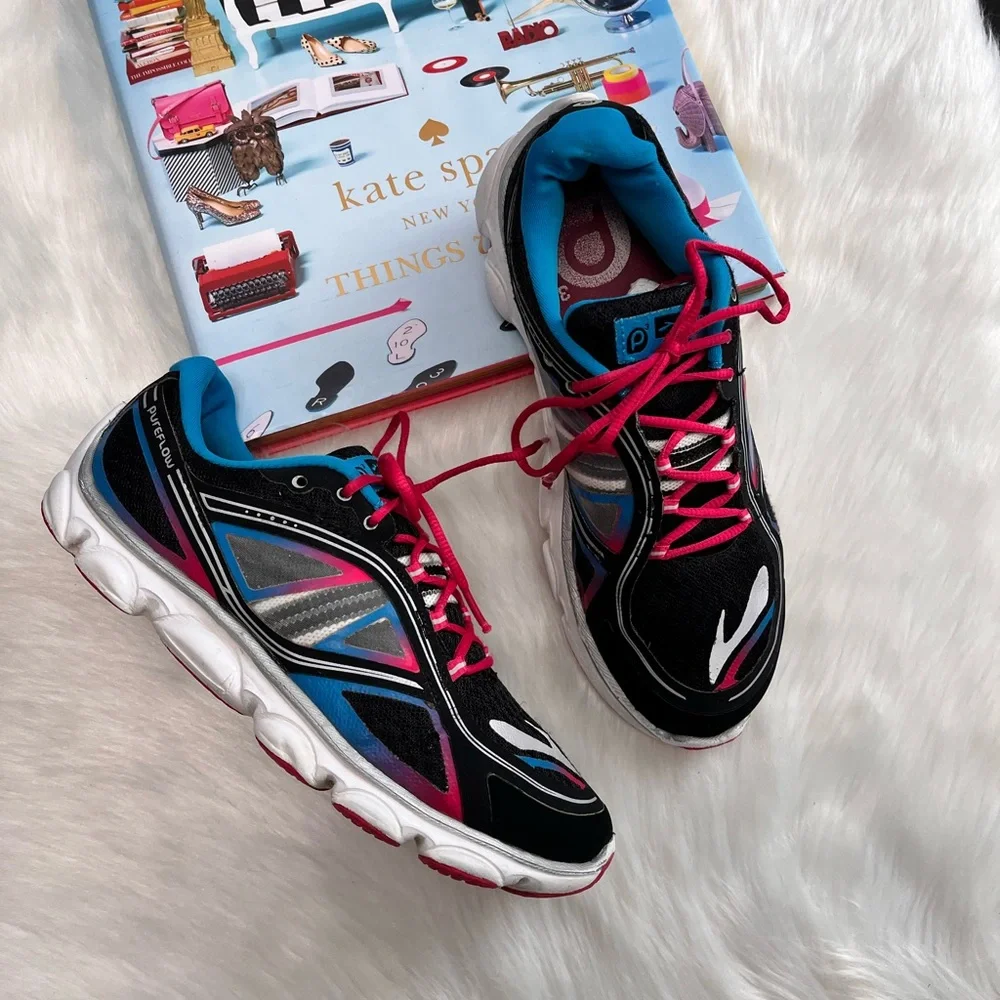 Brooks Kids Sneakers - Black, Blue, Pink